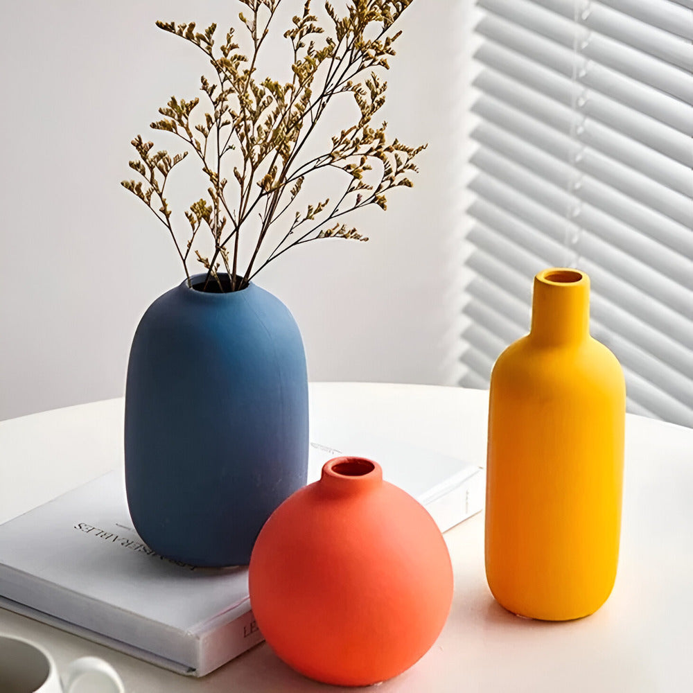 Trittico-Mat | 3-delige Scandinavische Vazenset – Minimalistisch Design