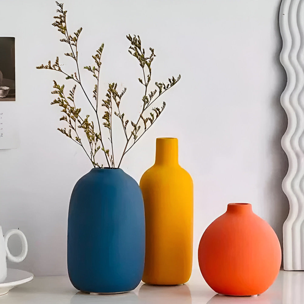 Trittico-Mat | 3-delige Scandinavische Vazenset – Minimalistisch Design