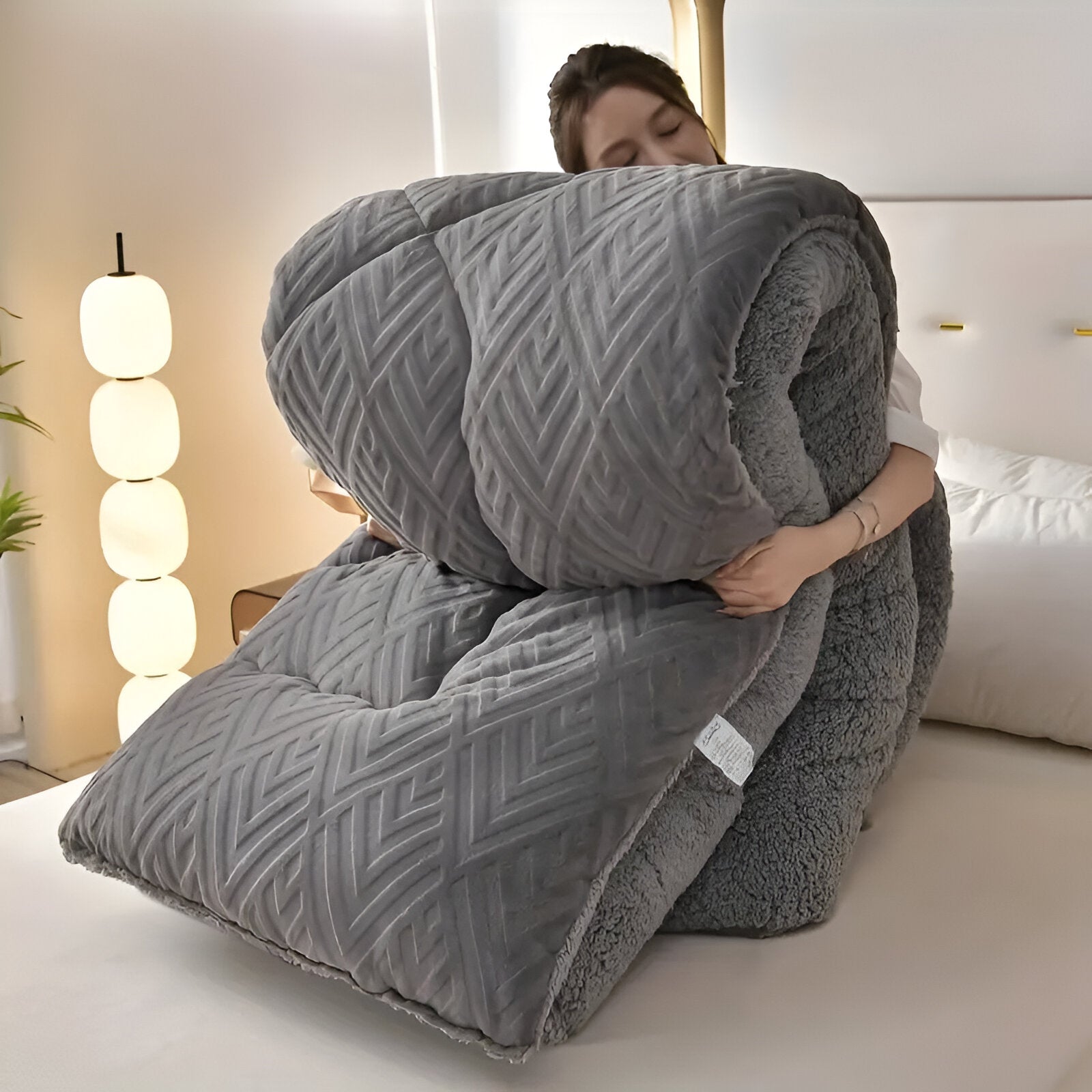 NuvolaLuxe | Vierseizoenen Dekbed – Pluche Textuur – Ademend & Warm – Hotelwaardig Comfort