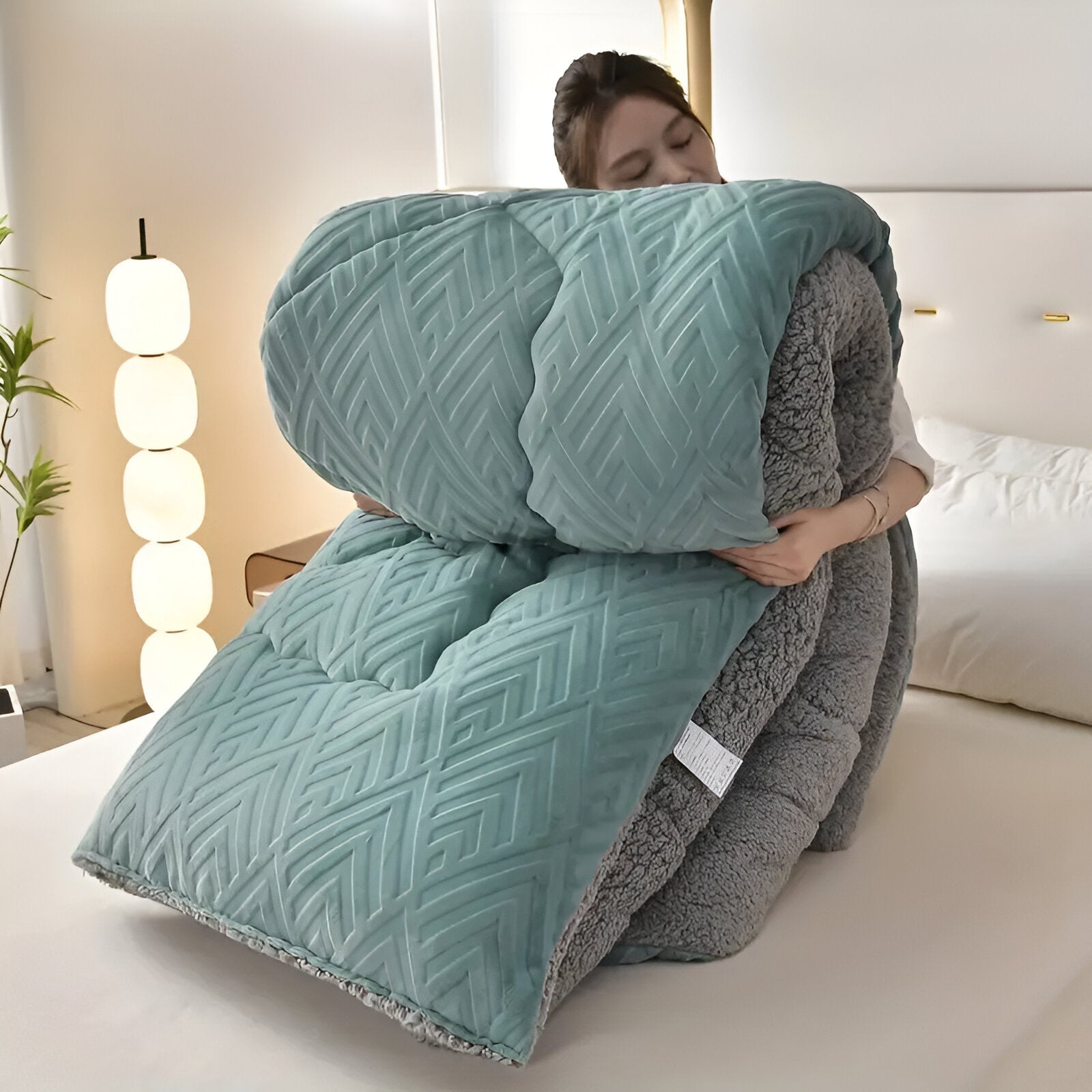 NuvolaLuxe | Vierseizoenen Dekbed – Pluche Textuur – Ademend & Warm – Hotelwaardig Comfort