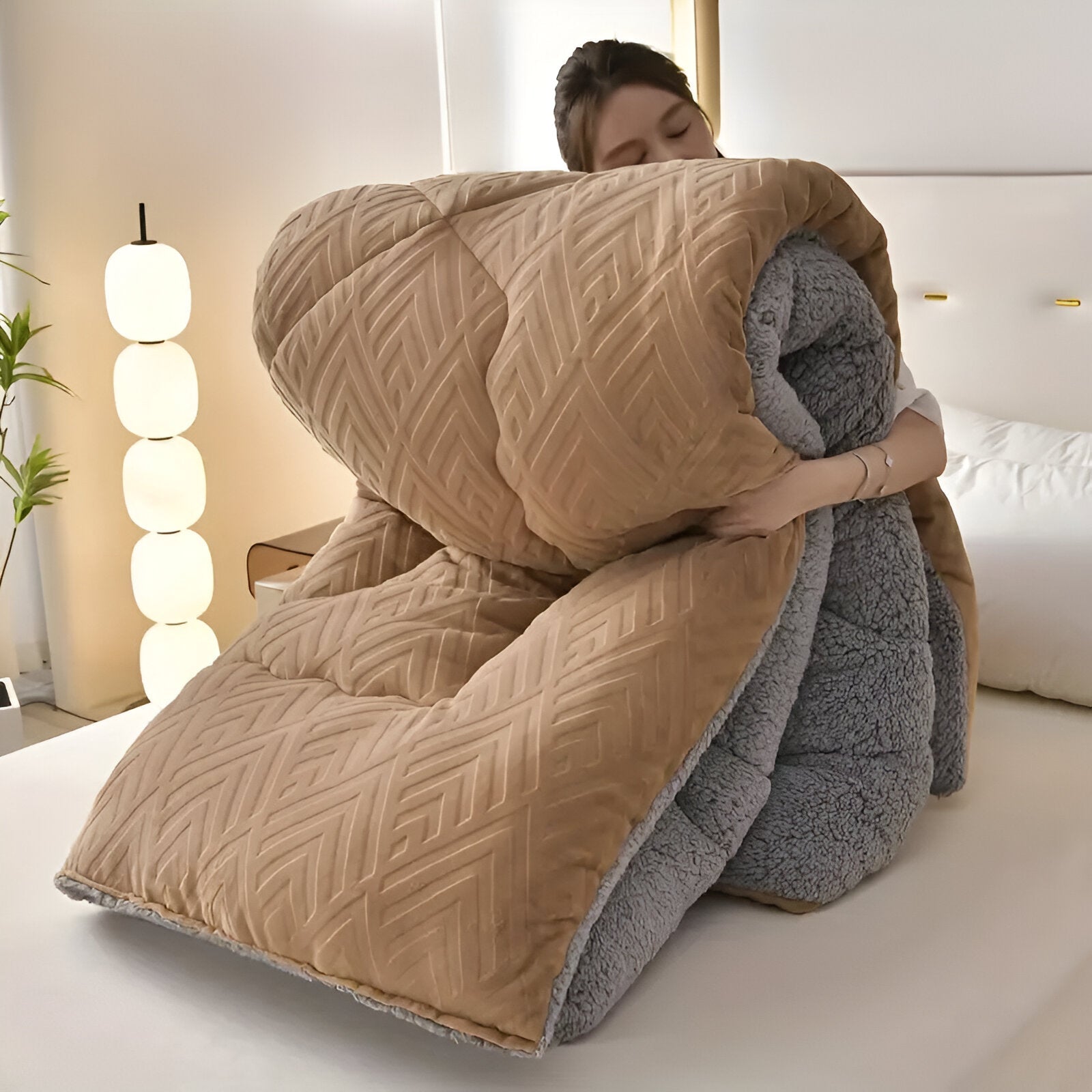 NuvolaLuxe | Vierseizoenen Dekbed – Pluche Textuur – Ademend & Warm – Hotelwaardig Comfort