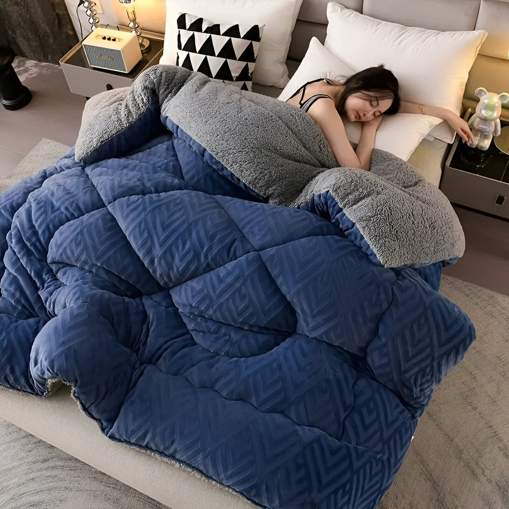 NuvolaLuxe | Vierseizoenen Dekbed – Pluche Textuur – Ademend & Warm – Hotelwaardig Comfort
