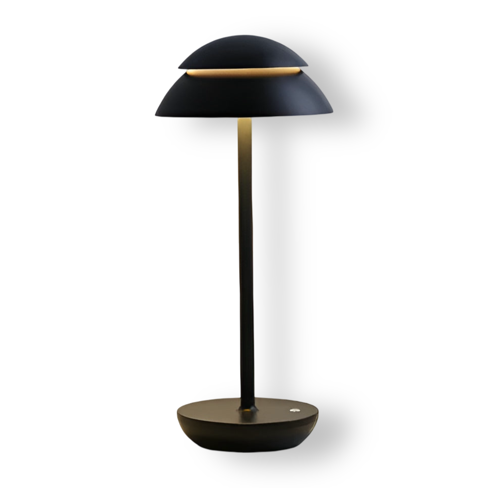 Sottile Classico | Draadloze LED-Tafellamp – Minimalistisch Design – Retro Kap – Oplaadbaar