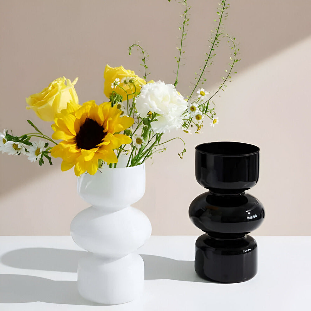 Ljus-Våg | Scandinavische Glazen Vaas – Minimalistisch Design