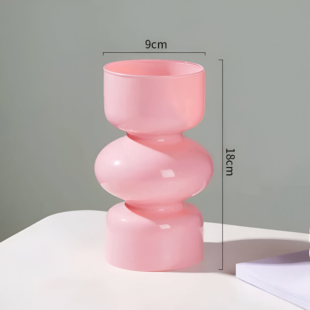 Ljus-Våg | Scandinavische Glazen Vaas – Minimalistisch Design