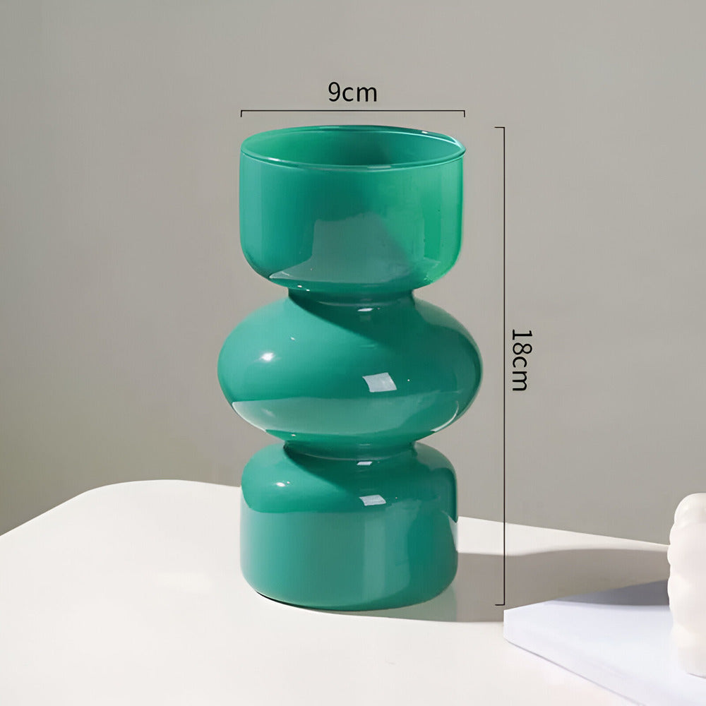 Ljus-Våg | Scandinavische Glazen Vaas – Minimalistisch Design