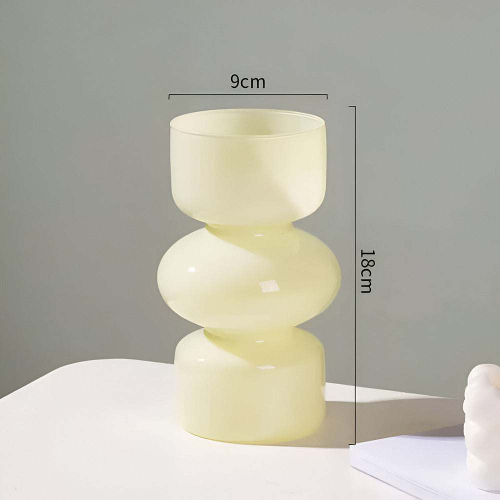 Ljus-Våg | Scandinavische Glazen Vaas – Minimalistisch Design