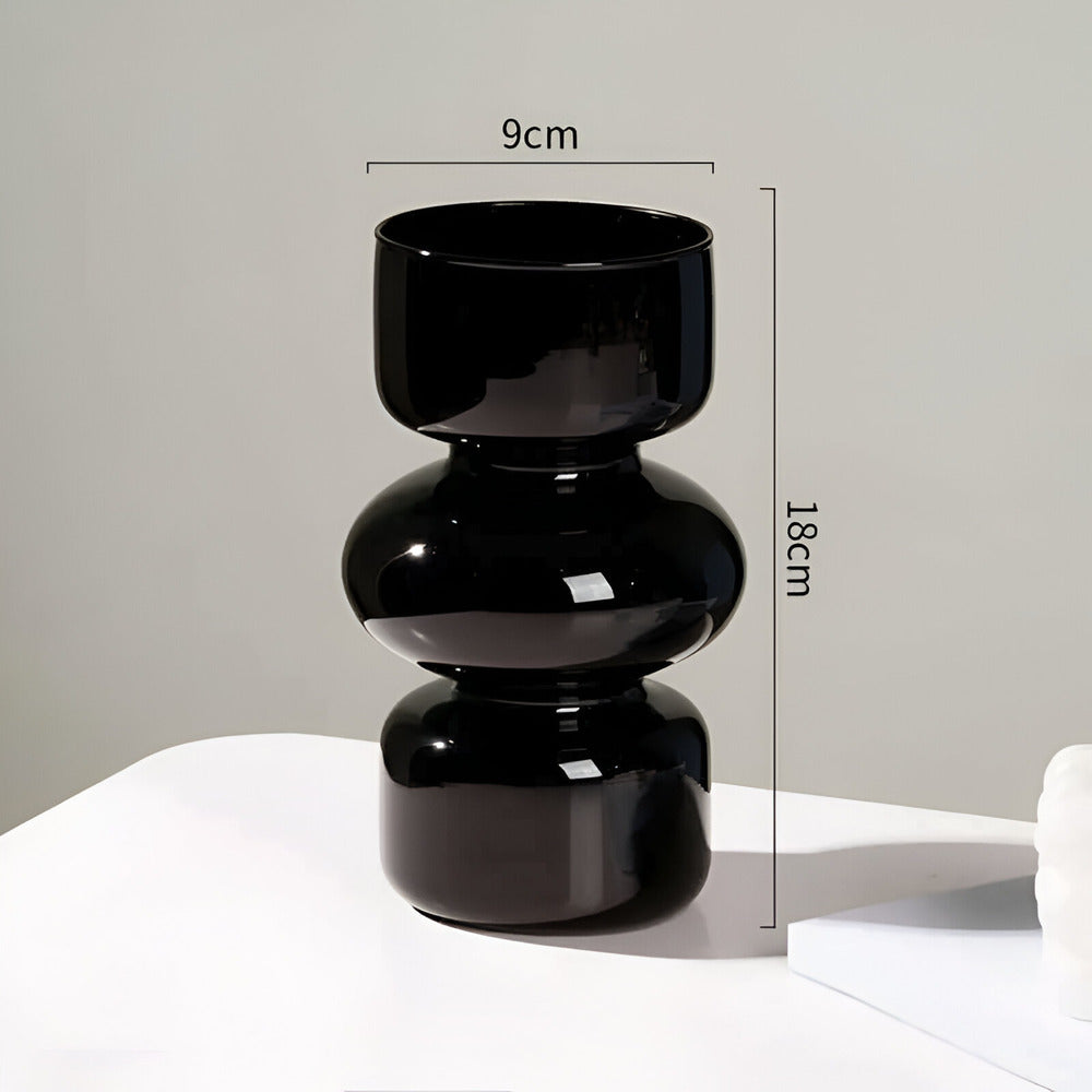 Ljus-Våg | Scandinavische Glazen Vaas – Minimalistisch Design