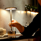 LuceSottile | Draadloze LED Tafellamp – Touch-Dimbaar – Modern Aluminium Design