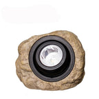 RocciaSolare | Solar Buitenlamp in Steenlook – Warmwit LED – IP65 Waterdicht – Draadloos
