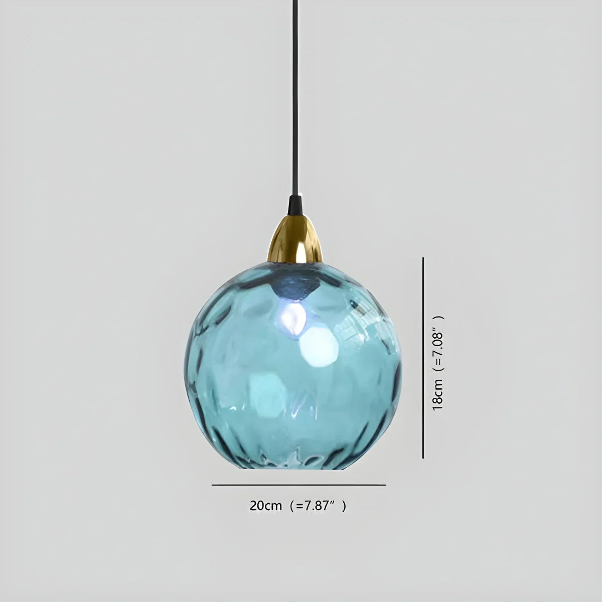 Lallora | Glazen Druppel Hanglamp