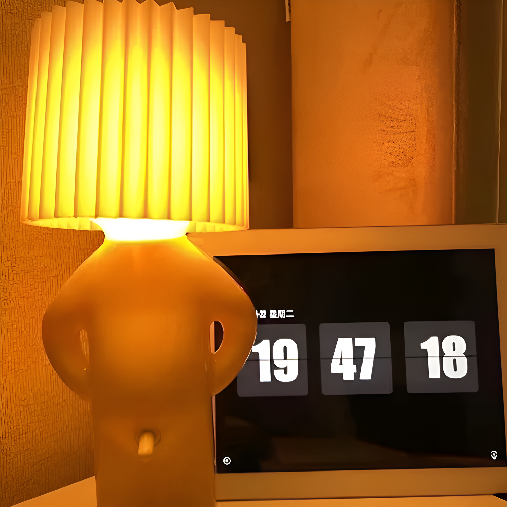 LykkeFigur | Design Tafellamp met Figuursilhouet – Warm LED – Speels & Decoratief