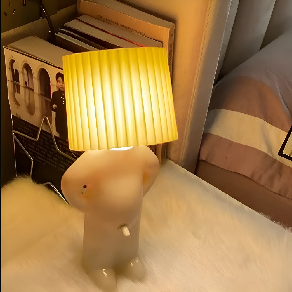 LykkeFigur | Design Tafellamp met Figuursilhouet – Warm LED – Speels & Decoratief