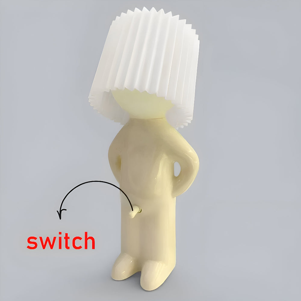 LykkeFigur | Design Tafellamp met Figuursilhouet – Warm LED – Speels & Decoratief