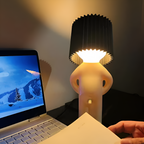 LykkeFigur | Design Tafellamp met Figuursilhouet – Warm LED – Speels & Decoratief