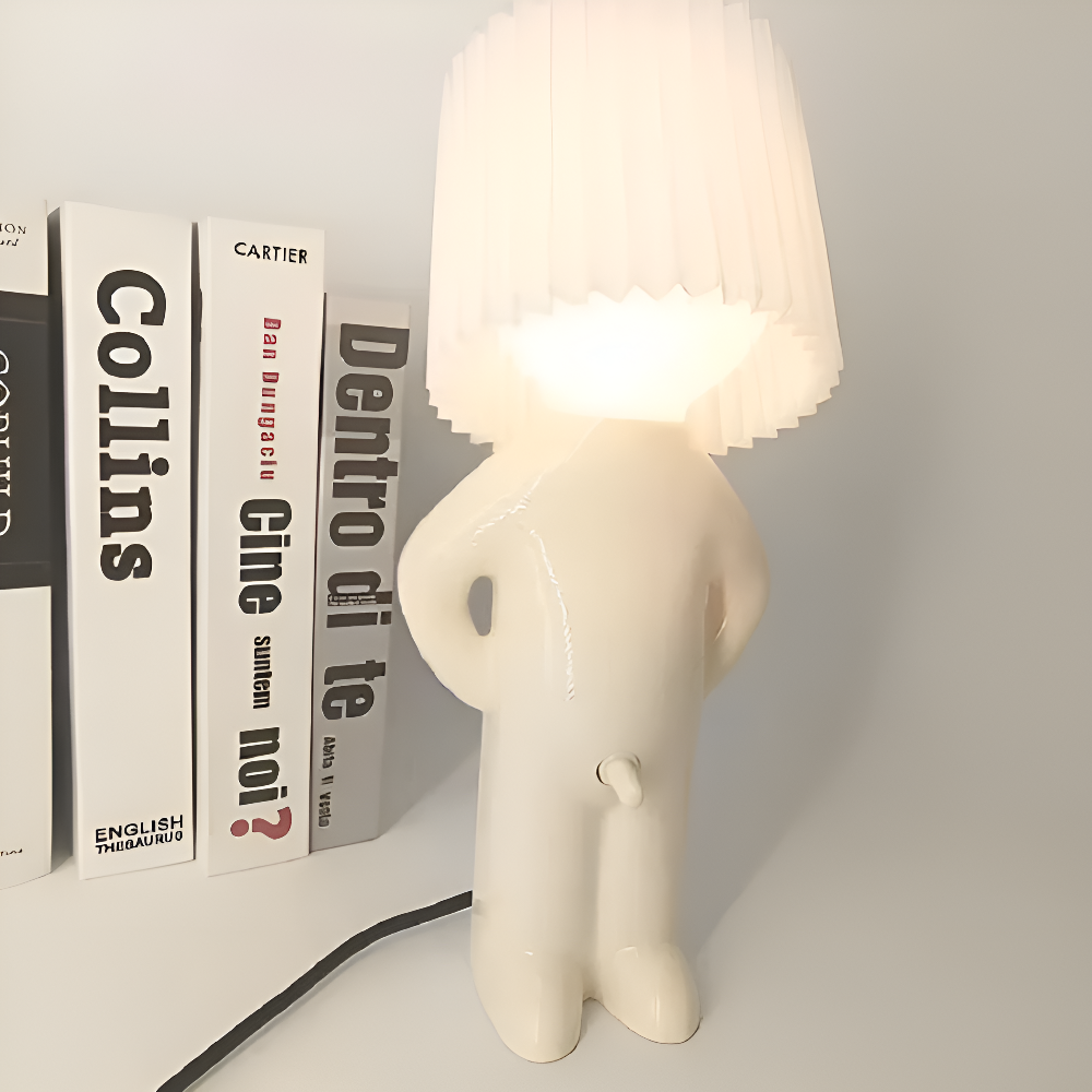 LykkeFigur | Design Tafellamp met Figuursilhouet – Warm LED – Speels & Decoratief