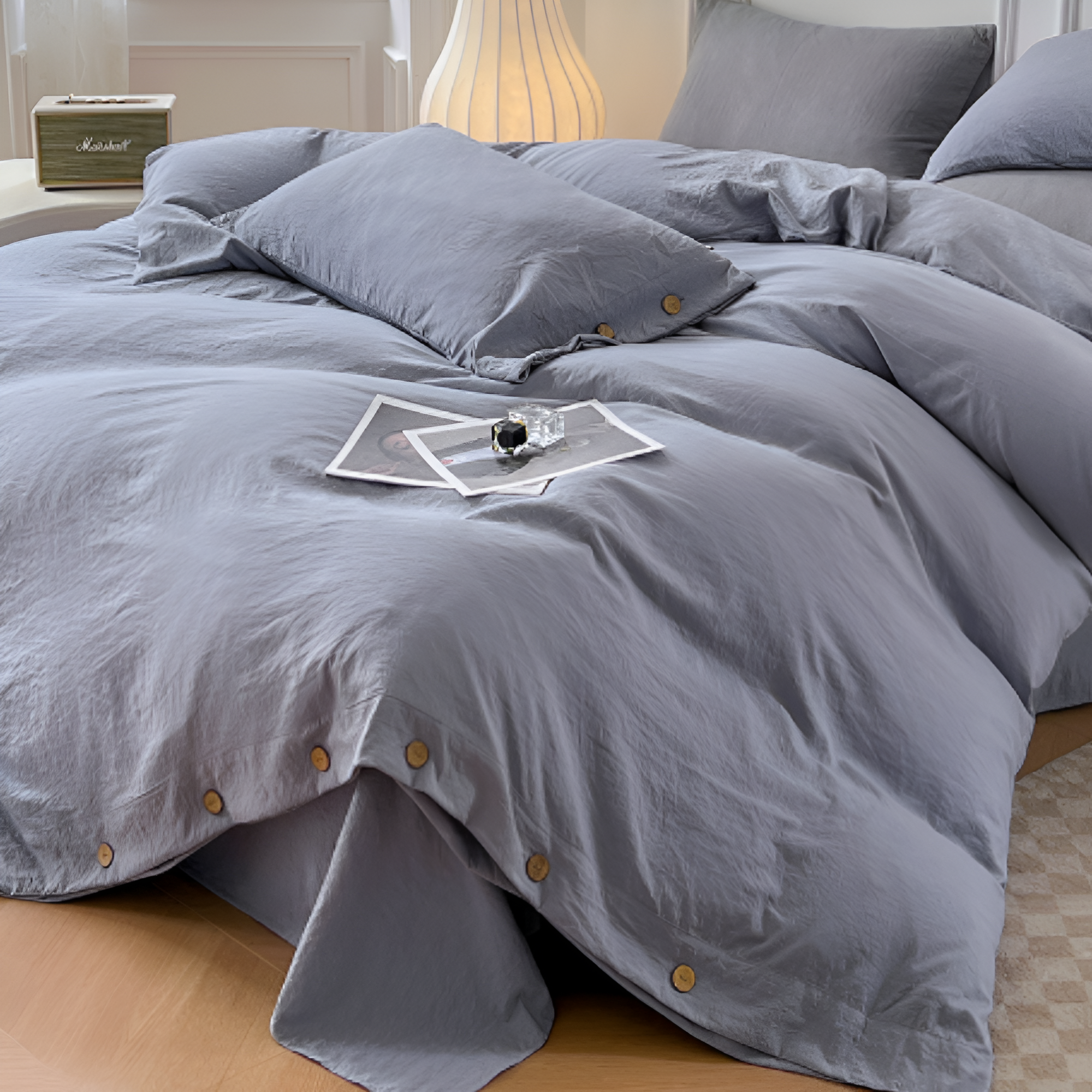 SoffioPuro | Luxe Ademende Beddengoedset – Inclusief 2 Kussenslopen – Zacht Katoen – Scandinavisch Design
