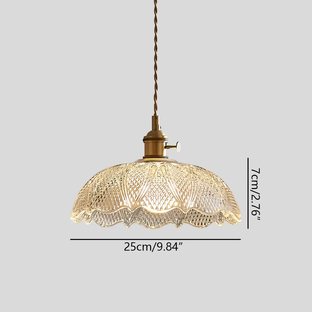 Bellina | Elegante Glazen Hanglamp