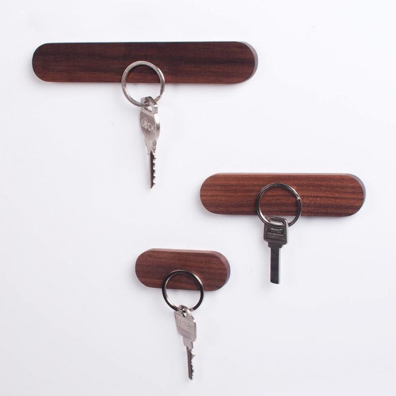 Sveva Hout | Magnetische Sleutelhouder – Beuk of Walnoot – 3 Formaten
