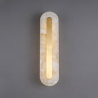 Alabastro | Luxe Wandlamp van Albast & Messing – Modern Architectonisch Design met Geïntegreerde LED
