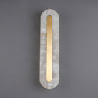 Alabastro | Luxe Wandlamp van Albast & Messing – Modern Architectonisch Design met Geïntegreerde LED