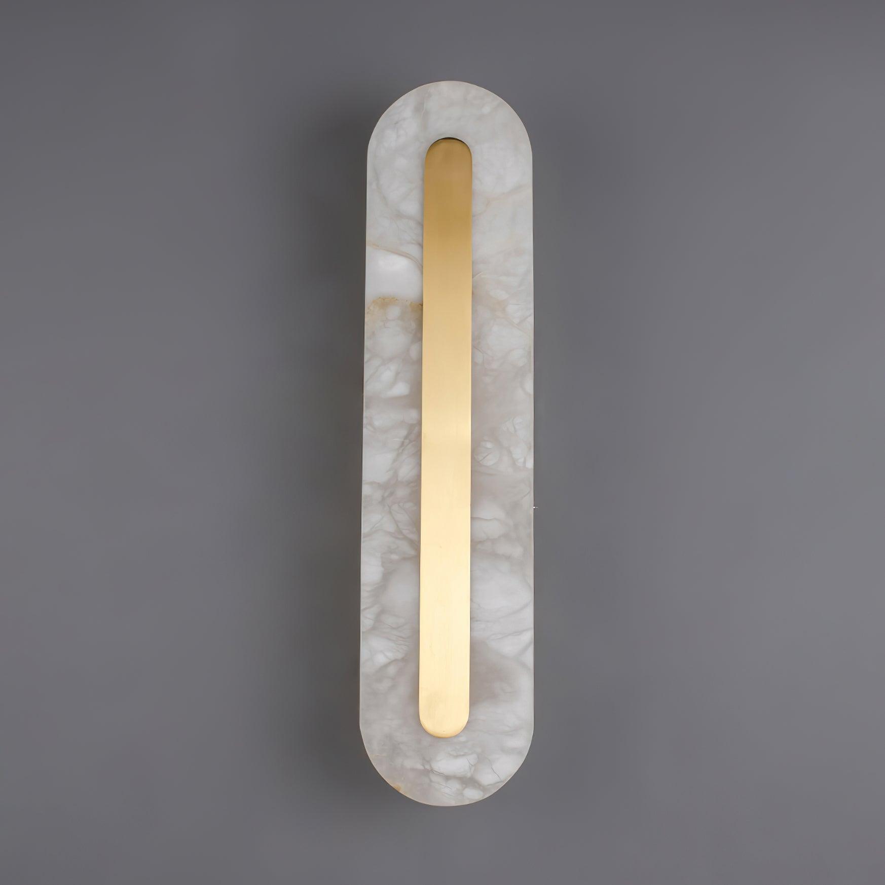 Alabastro | Luxe Wandlamp van Albast & Messing – Modern Architectonisch Design met Geïntegreerde LED