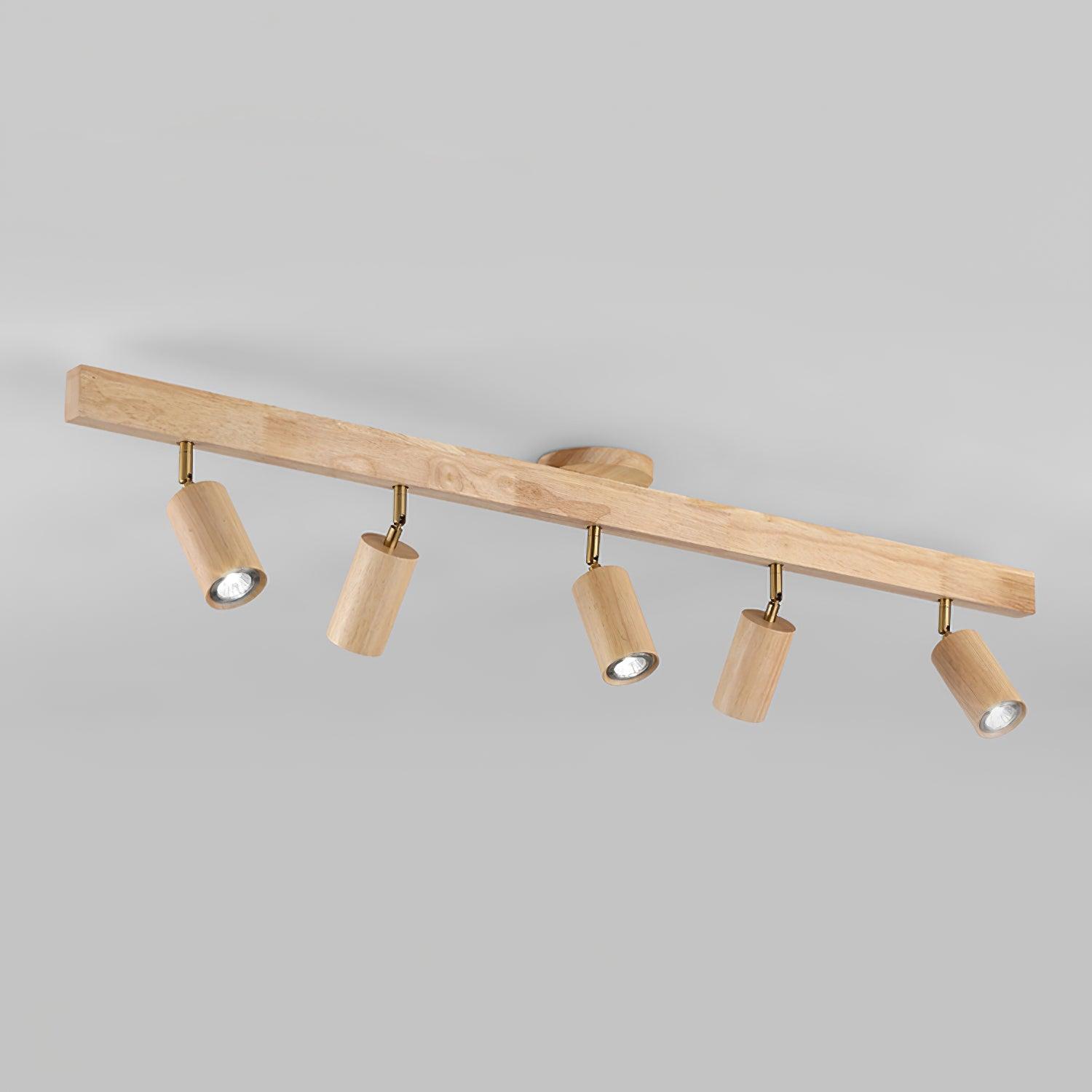 Lermon | Houten Track Plafondlamp