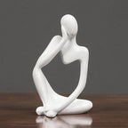 Mente | Abstracte Denker Sculptuur met Moderne Elegantie