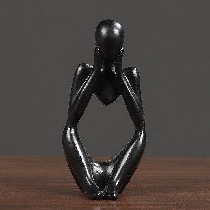 Mente | Abstracte Denker Sculptuur met Moderne Elegantie
