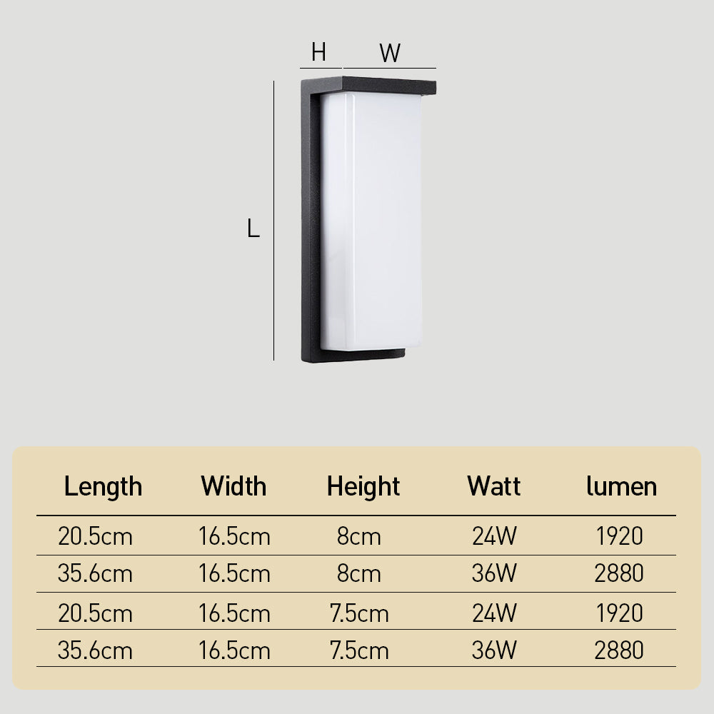 Garda | Moderne Buitenwandlamp – IP65 Weerbestendig Aluminium Design met Krachtige LED