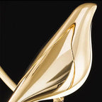 Uccello Oro | Design Hanglamp – Gouden Vogelaccent – Acryl & Metaal