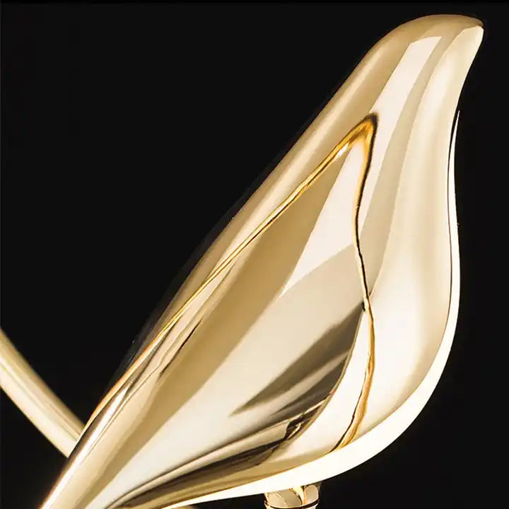 Uccello Oro | Design Hanglamp – Gouden Vogelaccent – Acryl & Metaal