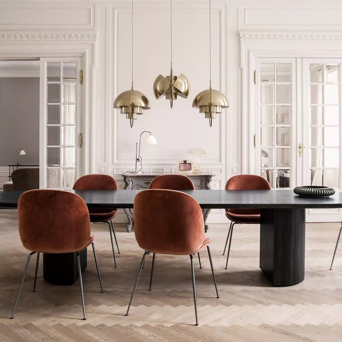 Sfera d'Oro | Deense Design Hanglamp – Messing & Zwart – Verstelbare Kappen – E27
