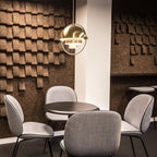 Sfera d'Oro | Deense Design Hanglamp – Messing & Zwart – Verstelbare Kappen – E27