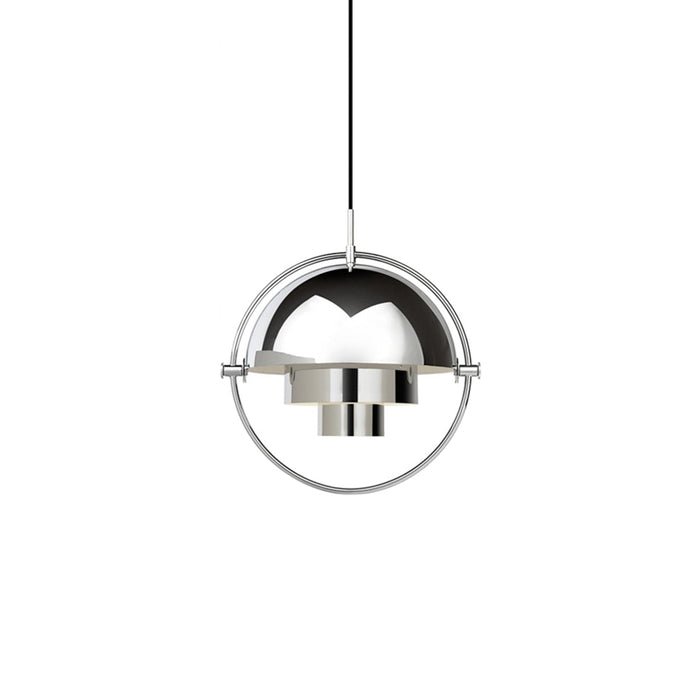 Sfera d'Oro | Deense Design Hanglamp – Messing & Zwart – Verstelbare Kappen – E27