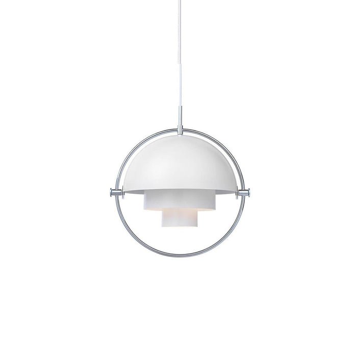 Sfera d'Oro | Deense Design Hanglamp – Messing & Zwart – Verstelbare Kappen – E27
