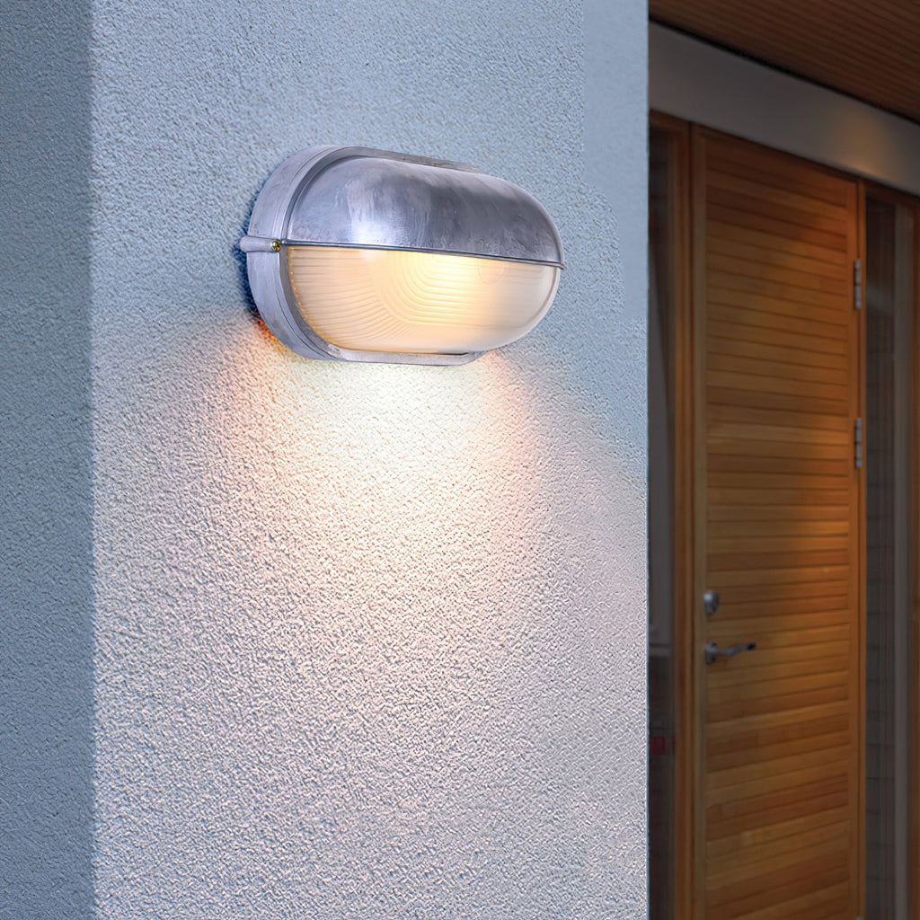 Nautic | Industriële Outdoor Wandlamp – Robuust Aluminium Bulkhead Design