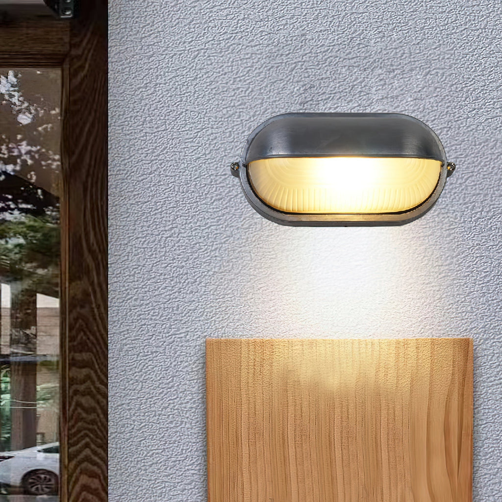 Nautic | Industriële Outdoor Wandlamp – Robuust Aluminium Bulkhead Design