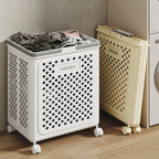 Smidig | Opvouwbare Wasmand met Wieltjes – Ruimtebesparend & Mobiel Design