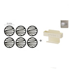 OndaProteggi | 2-in-1 Design Onderzetter Set – Hittebestendig tot 120°C