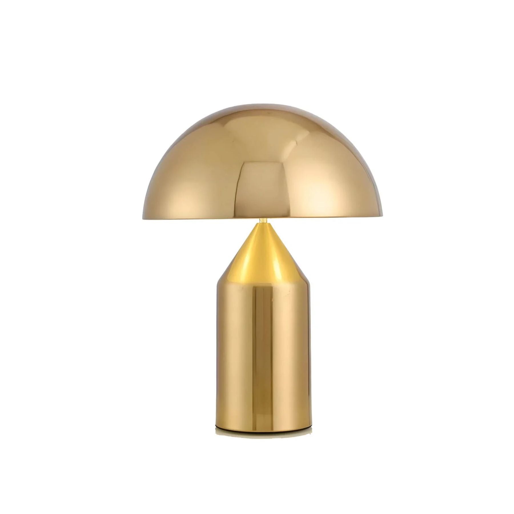 Juno | Moderne Mushroom Tafellamp – Elegant Metaal & Glas met E27 Fitting