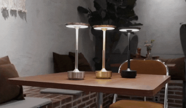 LuceSottile | Draadloze LED Tafellamp – Touch-Dimbaar – Modern Aluminium Design