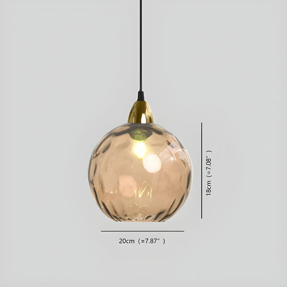 Lallora | Glazen Druppel Hanglamp