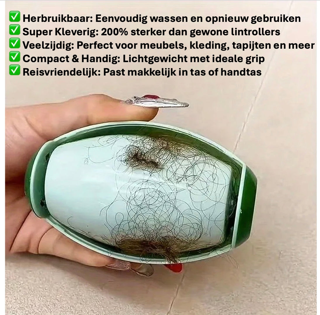 Glim Roll | Herbruikbare Pluizenroller – Wasbaar & Super Kleverig – Voor Huisdieren