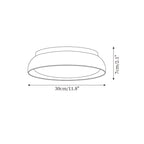 Trové | Travertijn & Hout Minimalistische Plafondlamp