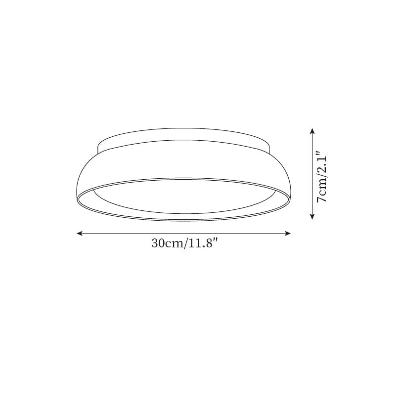 Trové | Travertijn & Hout Minimalistische Plafondlamp