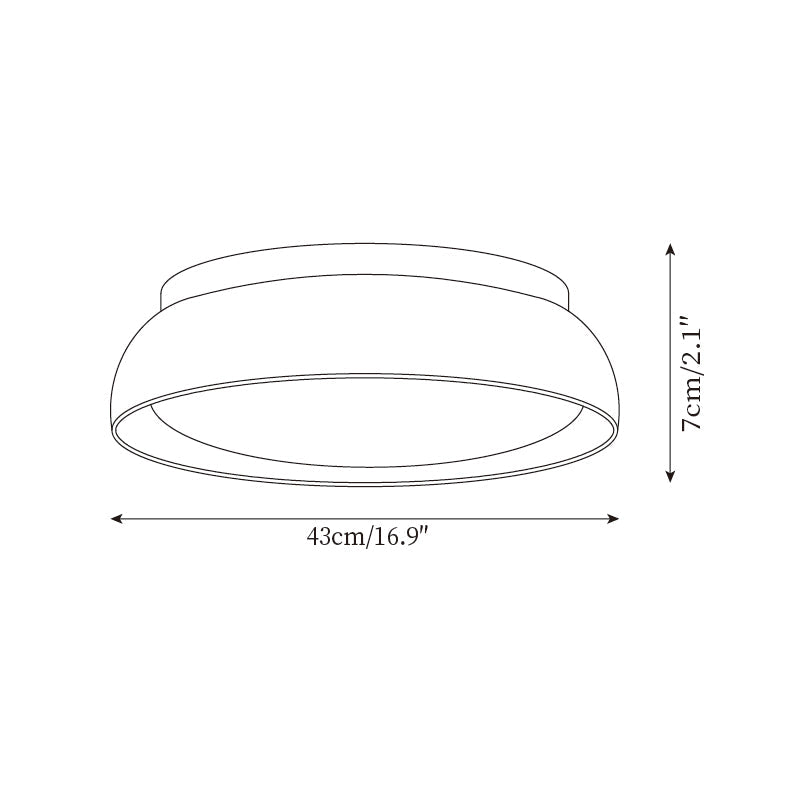 Trové | Travertijn & Hout Minimalistische Plafondlamp