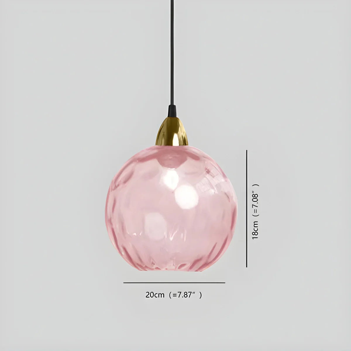 Lallora | Glazen Druppel Hanglamp