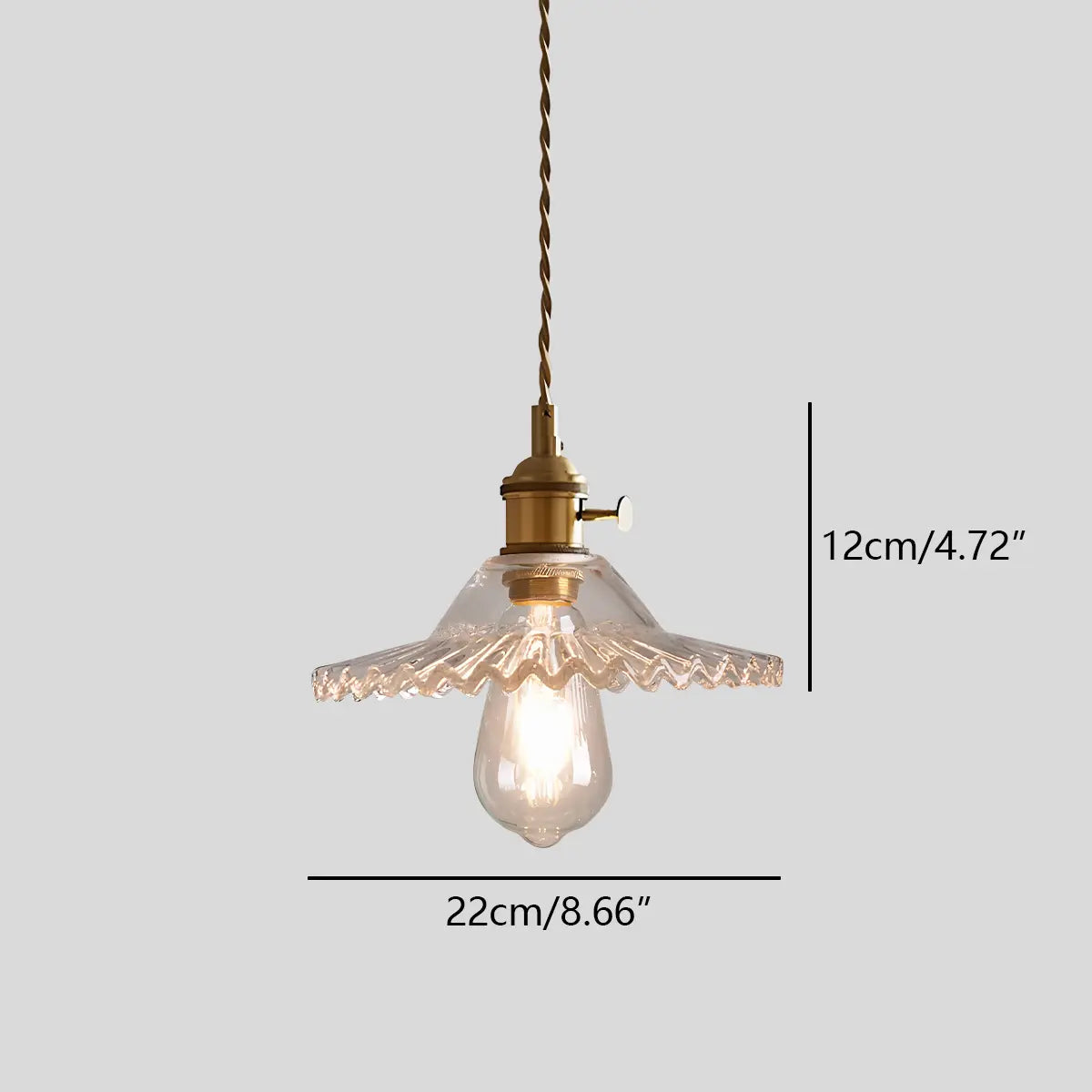 Bellina | Elegante Glazen Hanglamp