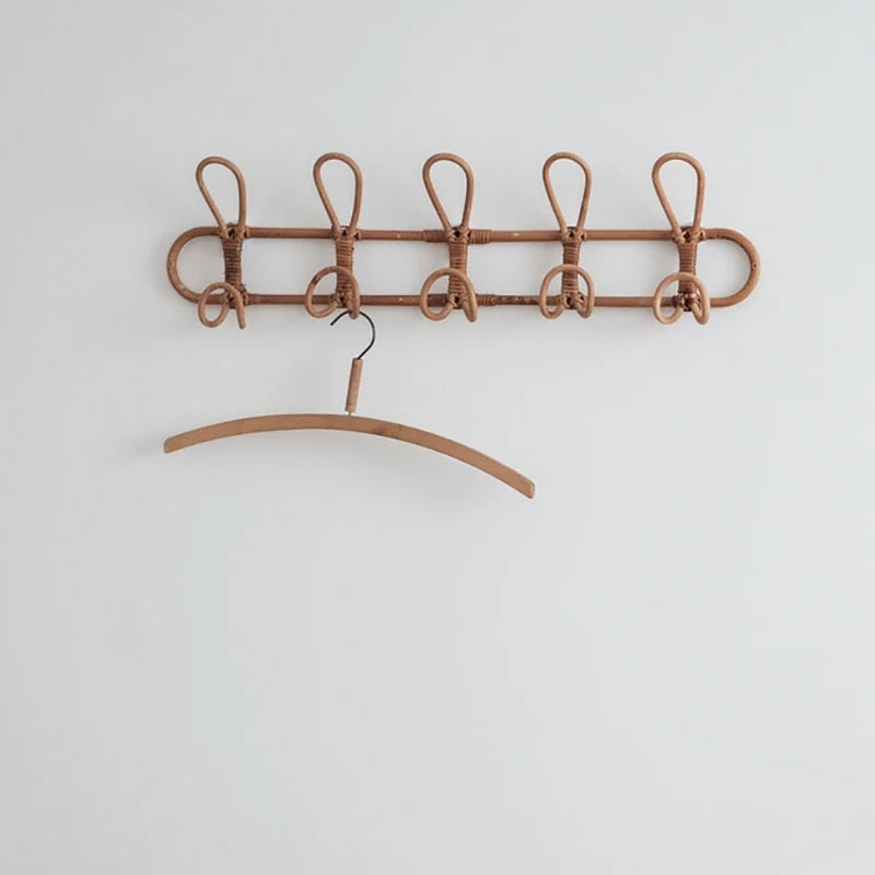 Rotan Wandkapstok – Handgemaakt Design – Organische Vorm | Rattan